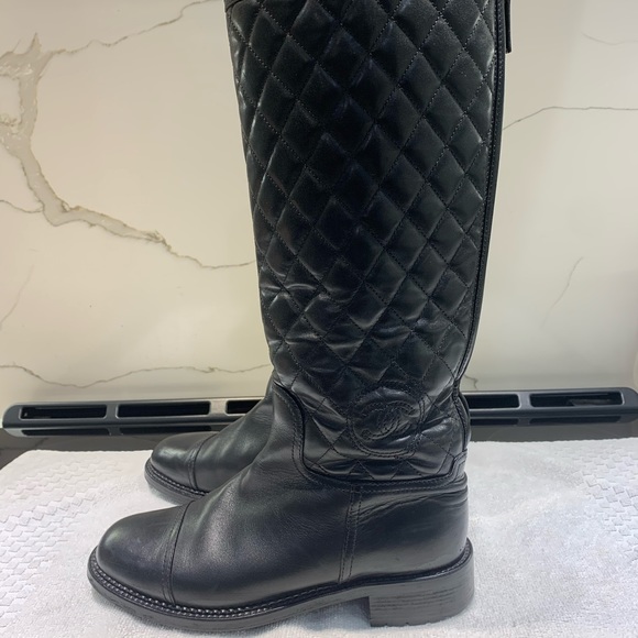 Chanel riders boots size 39.5 - Picture 3 of 16